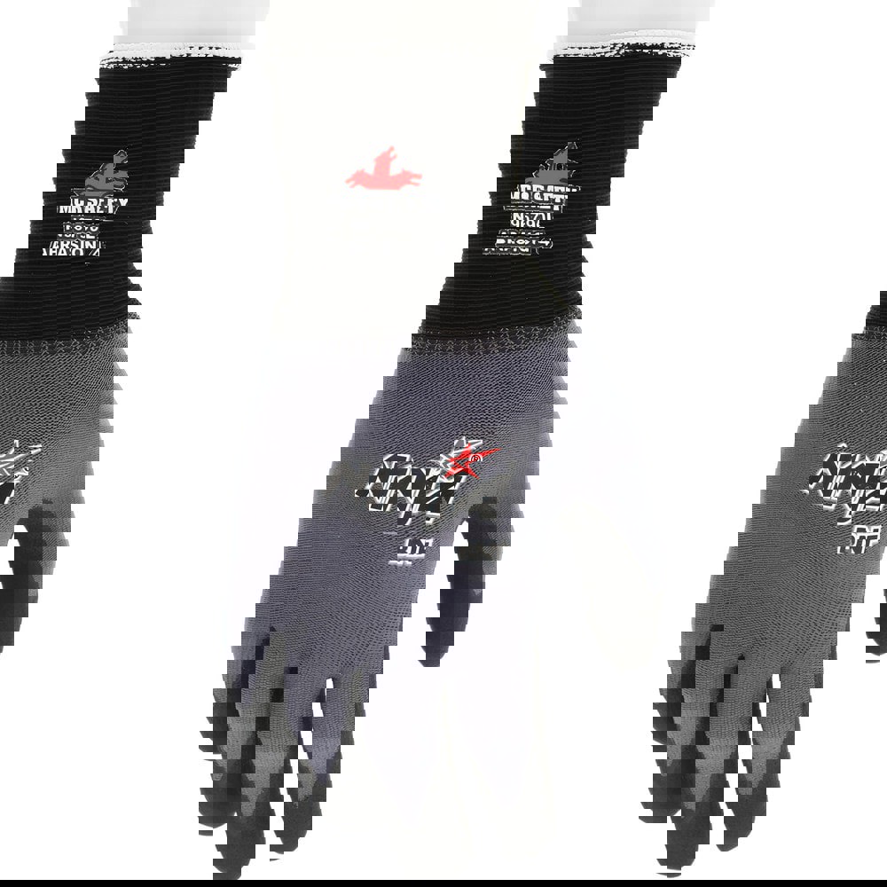 General Purpose Work Gloves: X-Small, Nitrile Coated, Nylon & Spandex